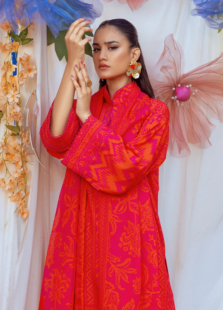 Salitex Printed Lawn Suits Unstitched 3 Piece SUNS24ASI010UT - Summer Collection