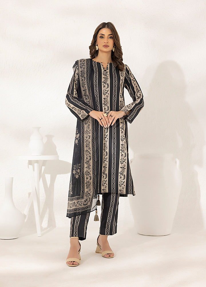 Salitex Printed Lawn Silk Suits Unstitched 3 Piece SUNS7ASI298UT - Summer Collection