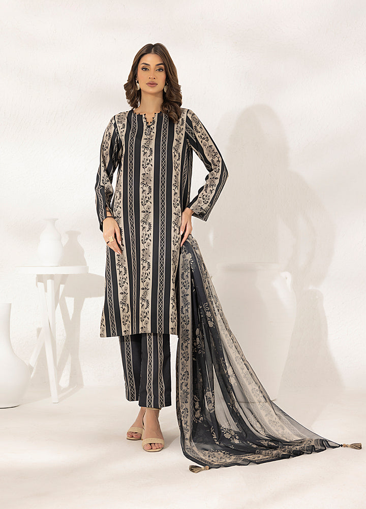 Salitex Printed Lawn Silk Suits Unstitched 3 Piece SUNS7ASI298UT - Summer Collection