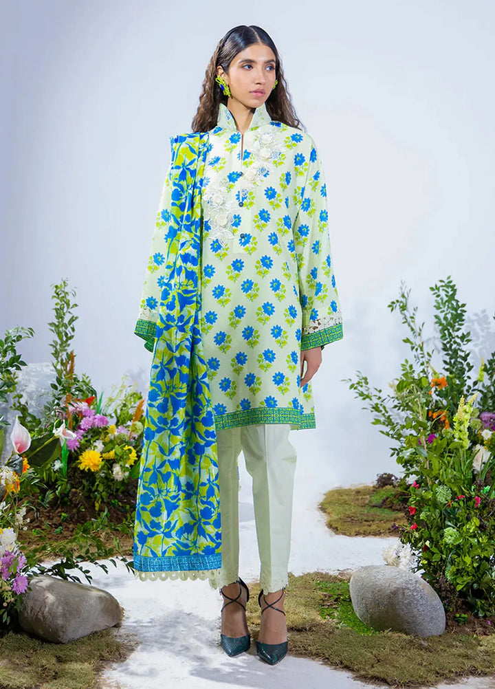 Salitex Printed Silk Lawn Suits Unstitched 3 Piece WUS3BS24SI14UT - Festive Collection