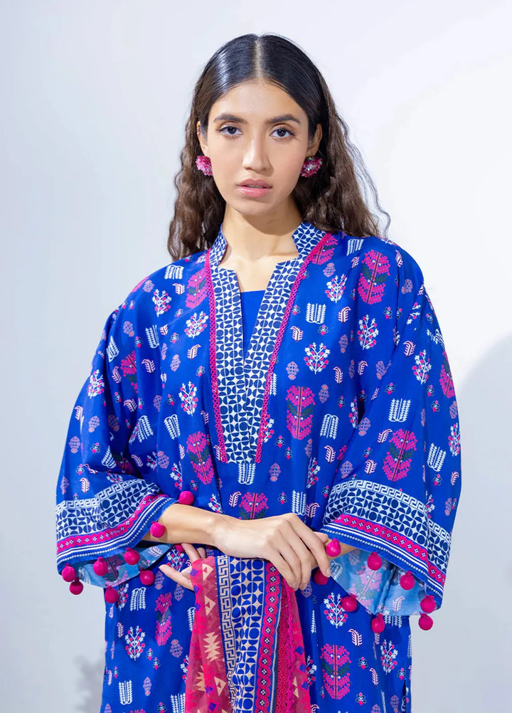 Salitex Printed Silk Lawn Suits Unstitched 3 Piece WUS3BS24SI3UT - Festive Collection
