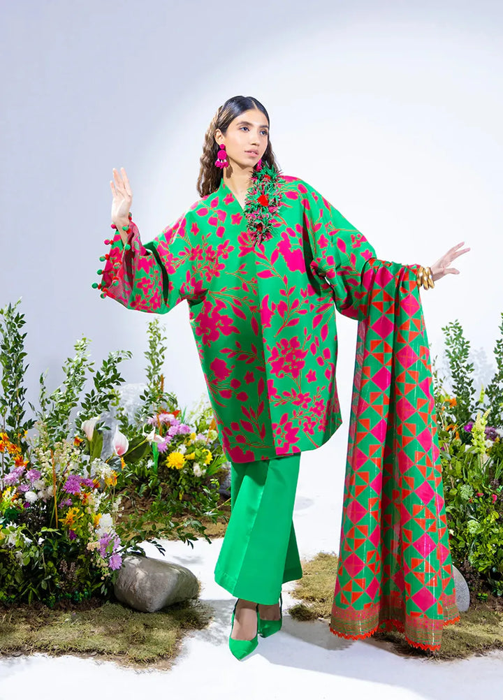Salitex Printed Silk Lawn Suits Unstitched 3 Piece WUS3BS24SI4UT - Festive Collection