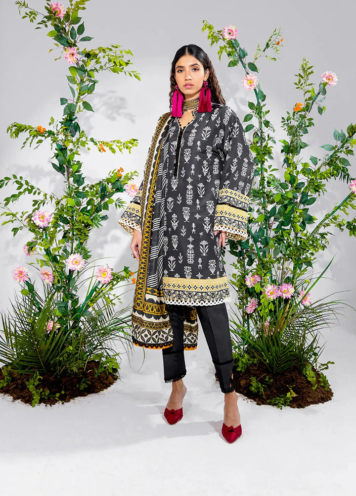 Salitex Printed Silk Lawn Suits Unstitched 3 Piece WUS3BS24SI9UT - Festive Collection