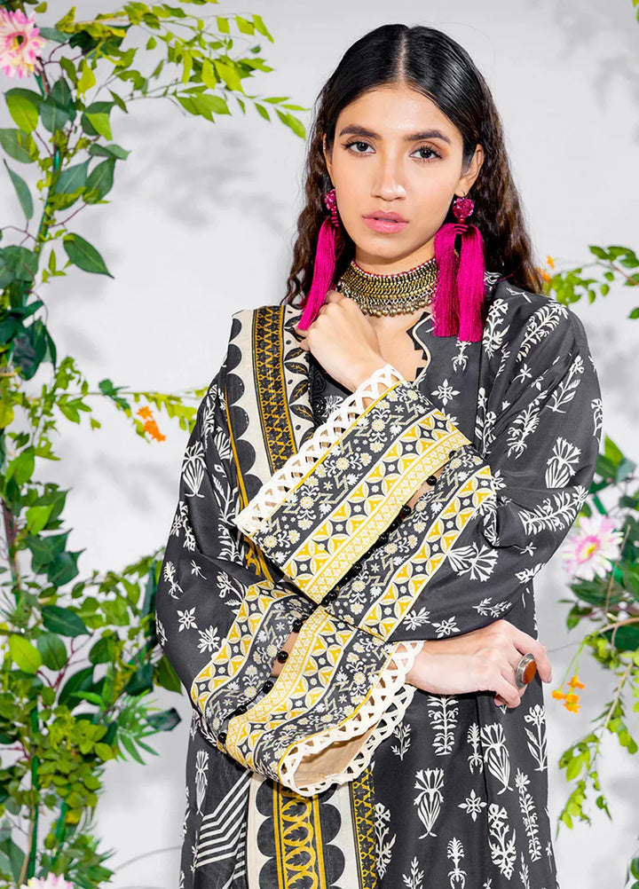 Salitex Printed Silk Lawn Suits Unstitched 3 Piece WUS3BS24SI9UT - Festive Collection
