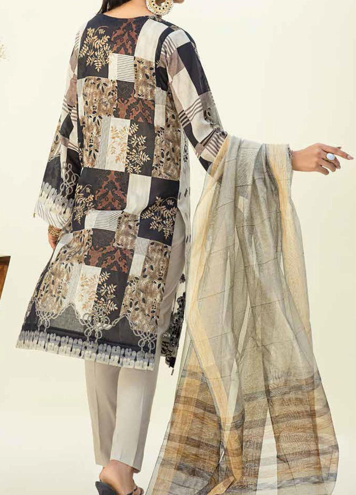 Salitex Embroidered Lawn Suits Unstitched 3 Piece SL21SF WK-00775 - Festive Collection