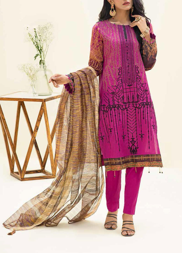 Salitex Embroidered Lawn Suits Unstitched 3 Piece SL21SF WK-00779 - Festive Collection