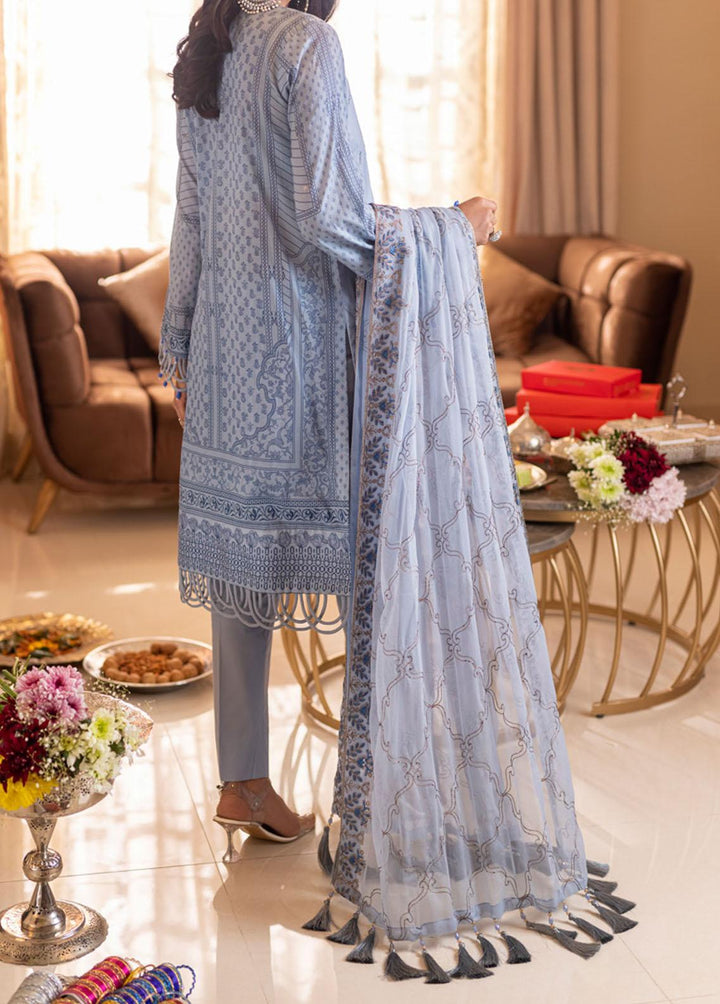 Shades of Festive By Salitex Embroidered Lawn Suits Unstitched 3 Piece ST22SF WK-01018UT - Eid Collection