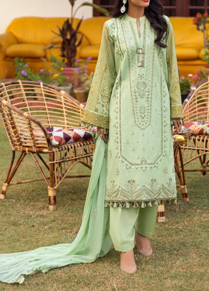 Shades of Festive By Salitex Embroidered Lawn Suits Unstitched 3 Piece ST22SF WK-01019UT - Eid Collection