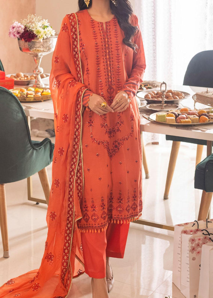 Shades of Festive By Salitex Embroidered Lawn Suits Unstitched 3 Piece ST22SF WK-01021UT - Eid Collection