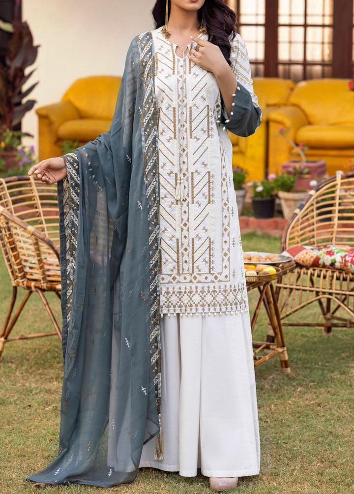 Shades of Festive By Salitex Embroidered Lawn Suits Unstitched 3 Piece ST22SF WK-01022UT - Eid Collection