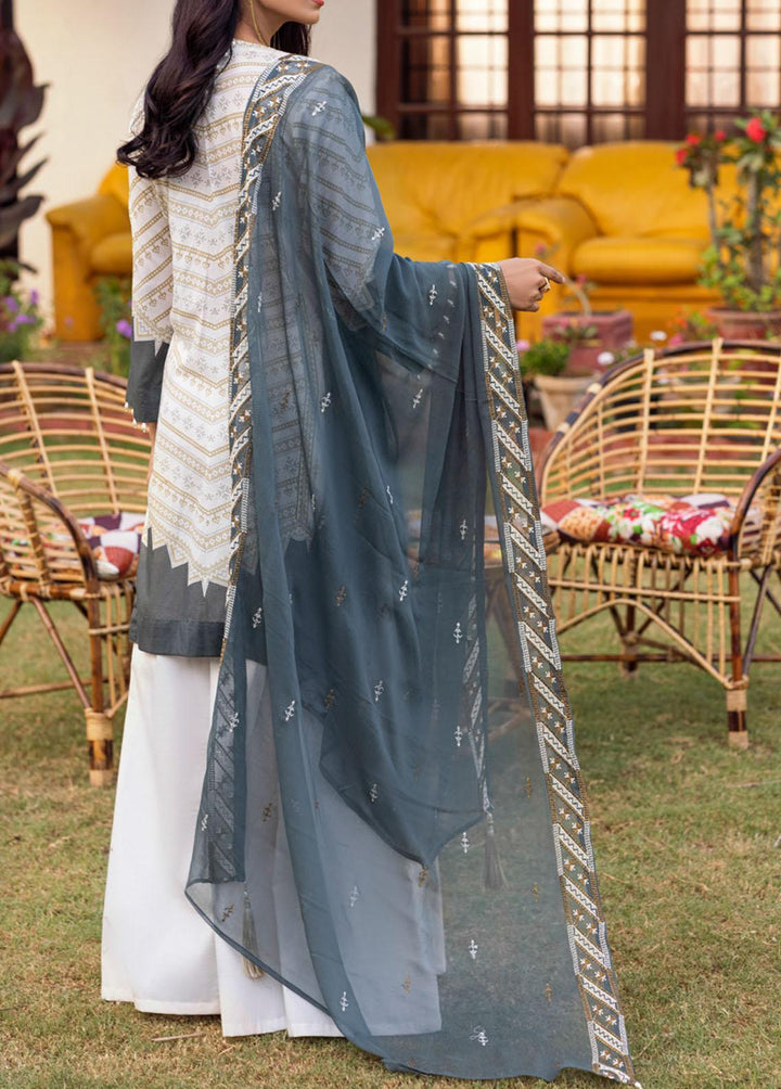 Shades of Festive By Salitex Embroidered Lawn Suits Unstitched 3 Piece ST22SF WK-01022UT - Eid Collection