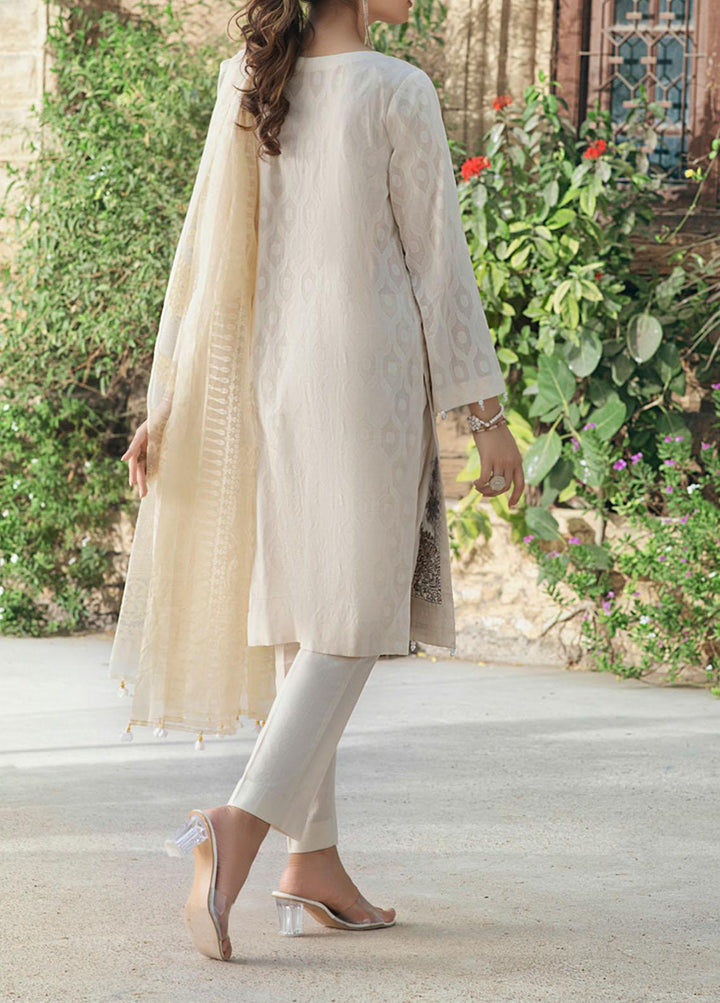 Salitex Embroidered Jacquard Suits Unstitched 3 Piece ST21SJ 00740 - Summer Collection