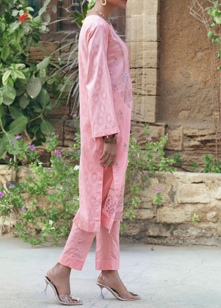 Salitex Embroidered Jacquard Suits Unstitched 3 Piece ST21SJ 00743 - Summer Collection