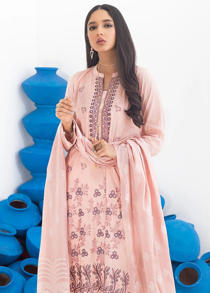 Salitex Embroidered Jacquard Suits Unstitched 3 Piece SL21SS WK-00762 - Winter Collection