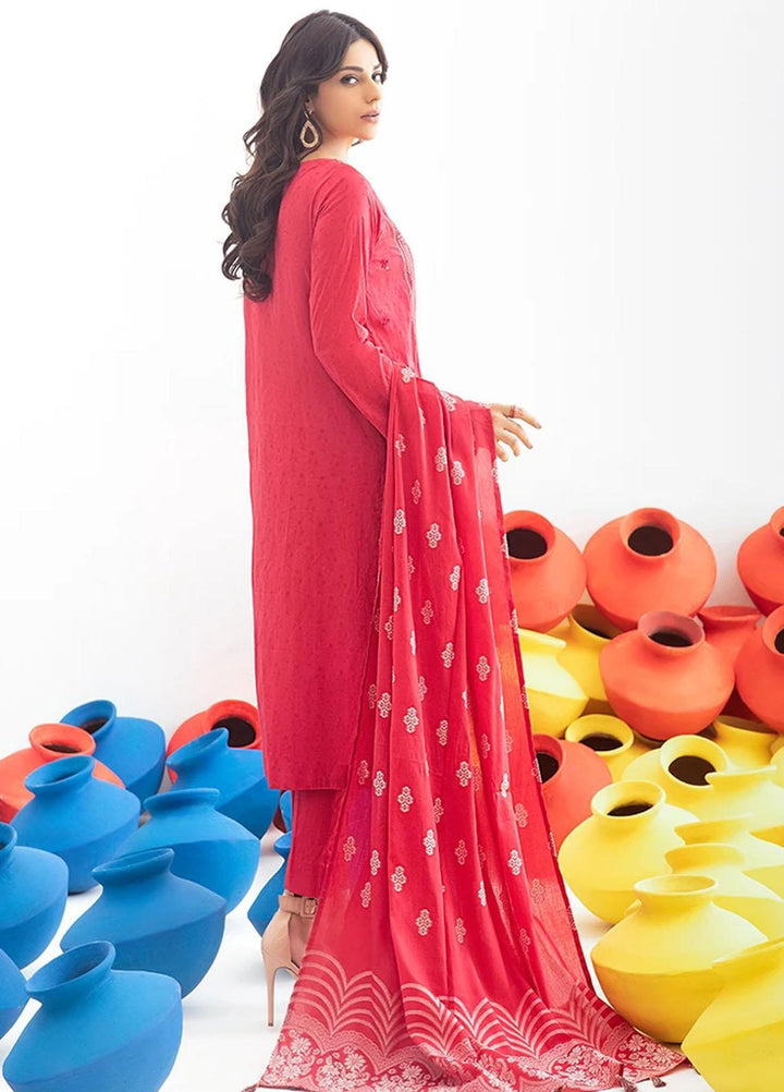 Salitex Embroidered Jacquard Suits Unstitched 3 Piece SL21SS WK-00763 - Winter Collection