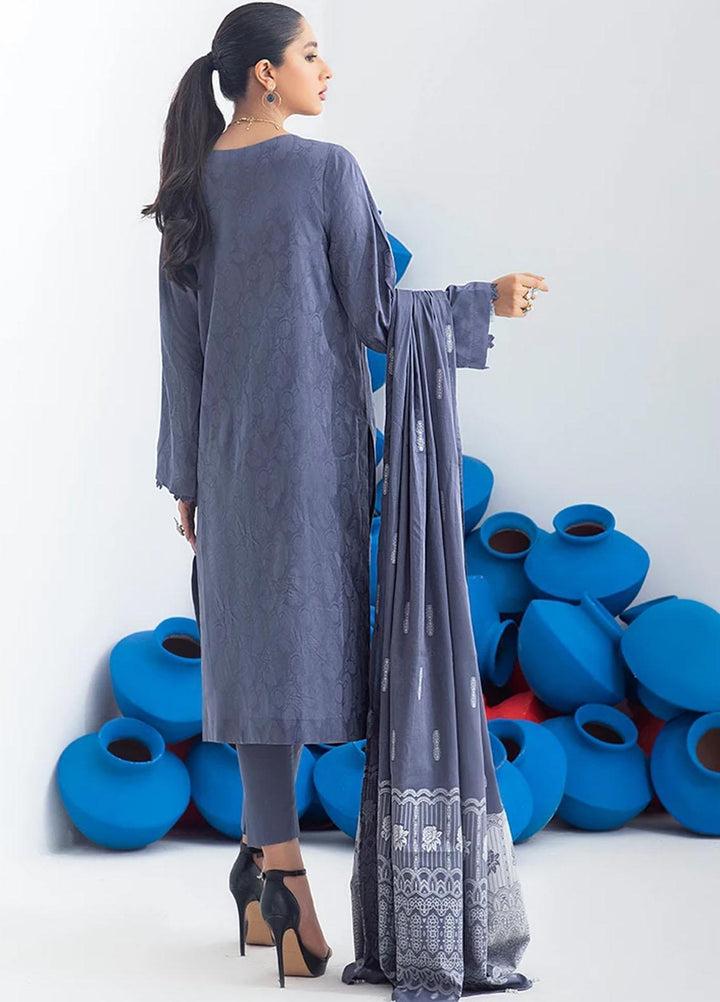 Salitex Embroidered Jacquard Suits Unstitched 3 Piece SL21SS WK-00764 - Winter Collection