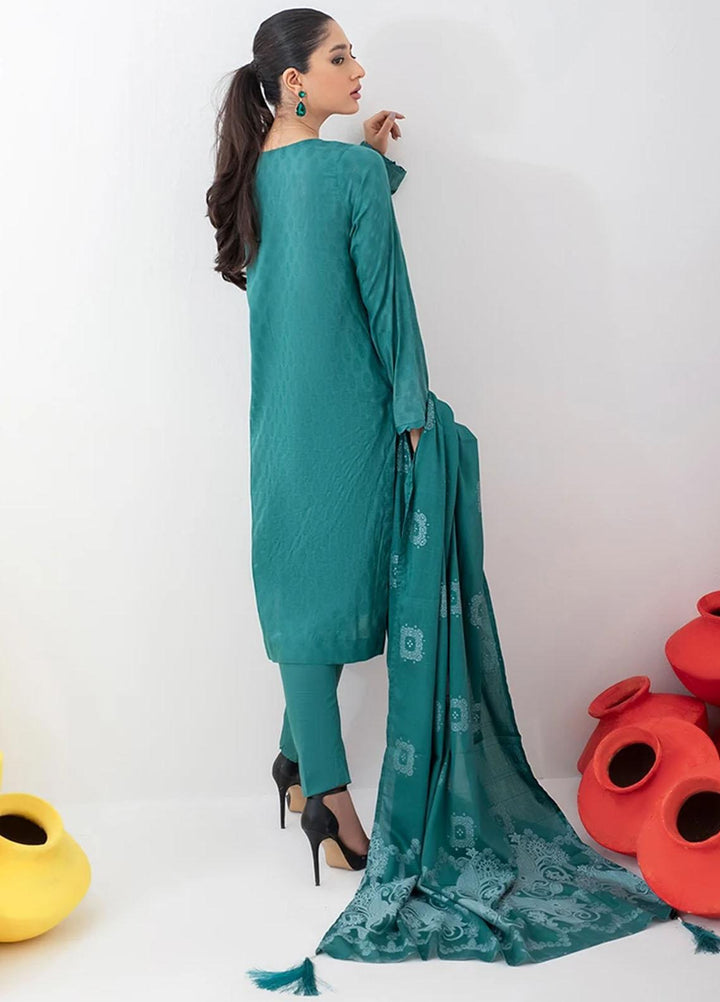 Salitex Embroidered Jacquard Suits Unstitched 3 Piece SL21SS WK-00767 - Winter Collection