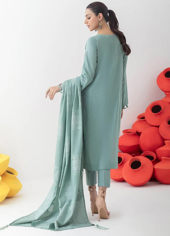 Salitex Embroidered Jacquard Suits Unstitched 3 Piece SL21SS WK-00768 - Winter Collection