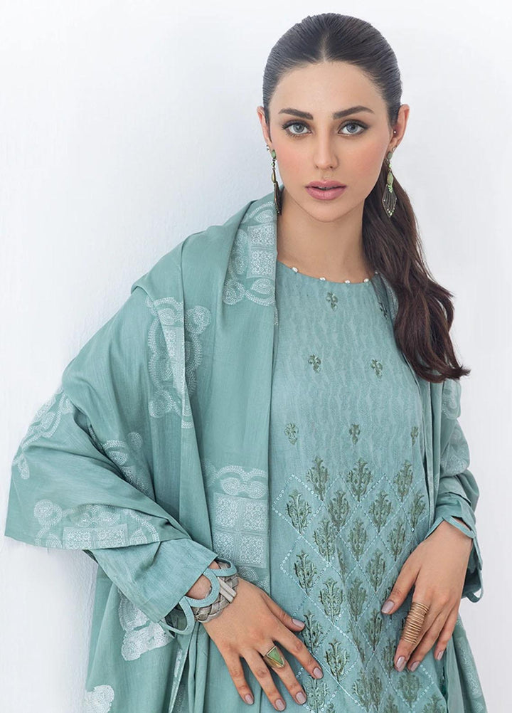 Salitex Embroidered Jacquard Suits Unstitched 3 Piece SL21SS WK-00768 - Winter Collection