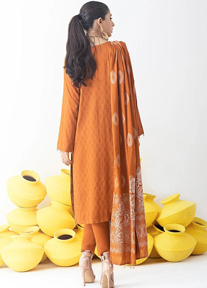 Salitex Embroidered Jacquard Suits Unstitched 3 Piece SL21SS WK-00770 - Winter Collection