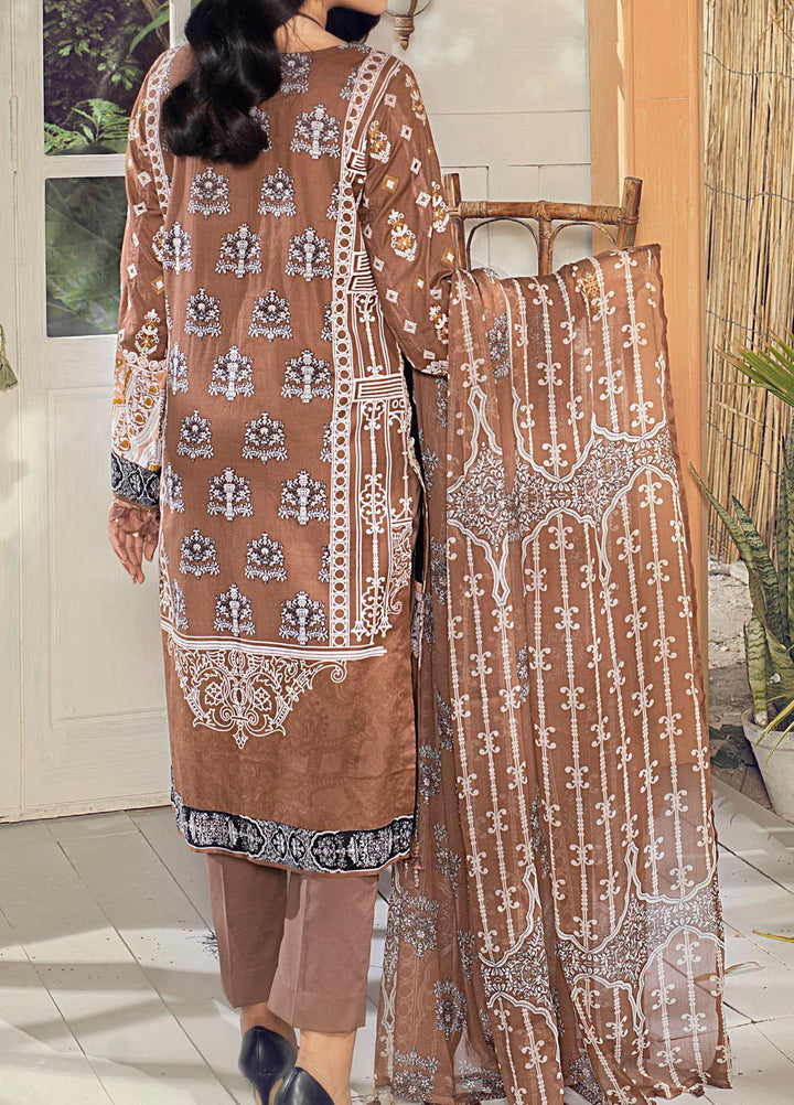 Salitex Embroidered Lawn Suits Unstitched 3 Piece ST21SK WK-00540-B - Summer Collection