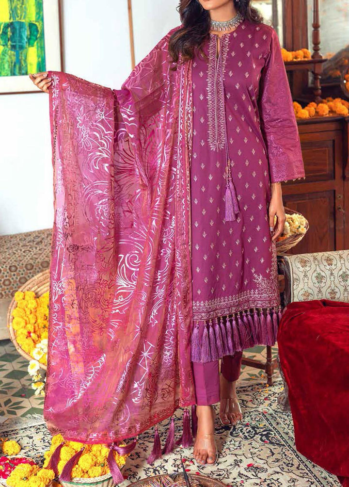 Singhar Khas By Salitex Embroidered Lawn Suits Unstitched 3 Piece ST22SK WK-01026A - Eid Collection