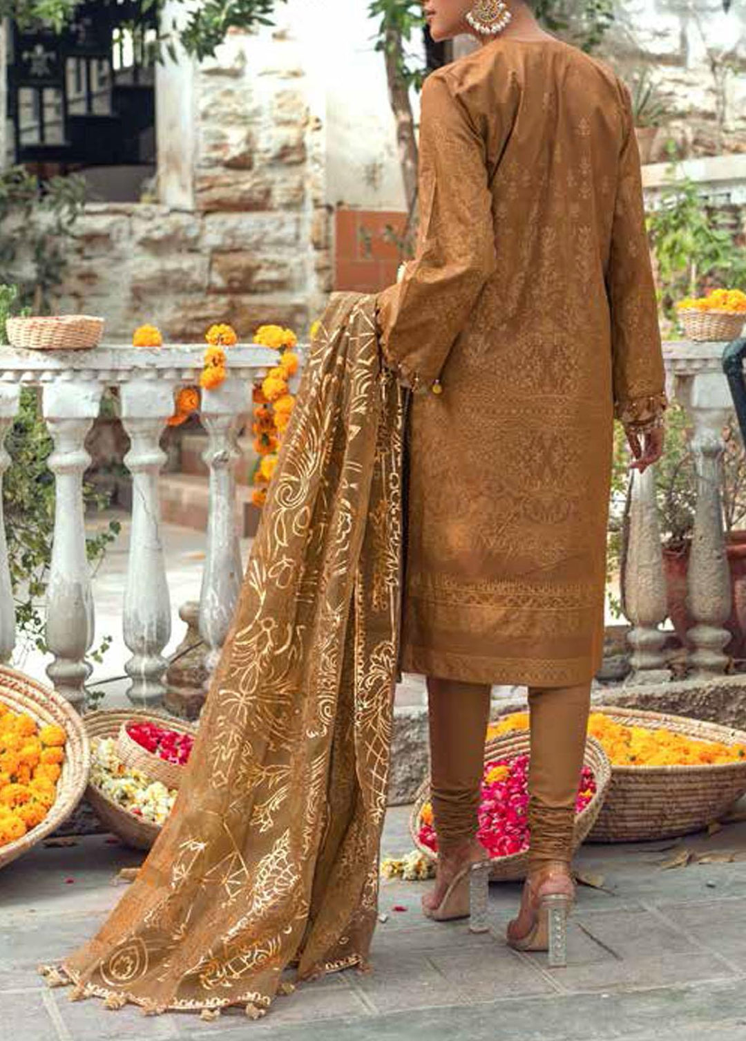 Singhar Khas By Salitex Embroidered Lawn Suits Unstitched 3 Piece ST22SK WK-01026B - Eid Collection