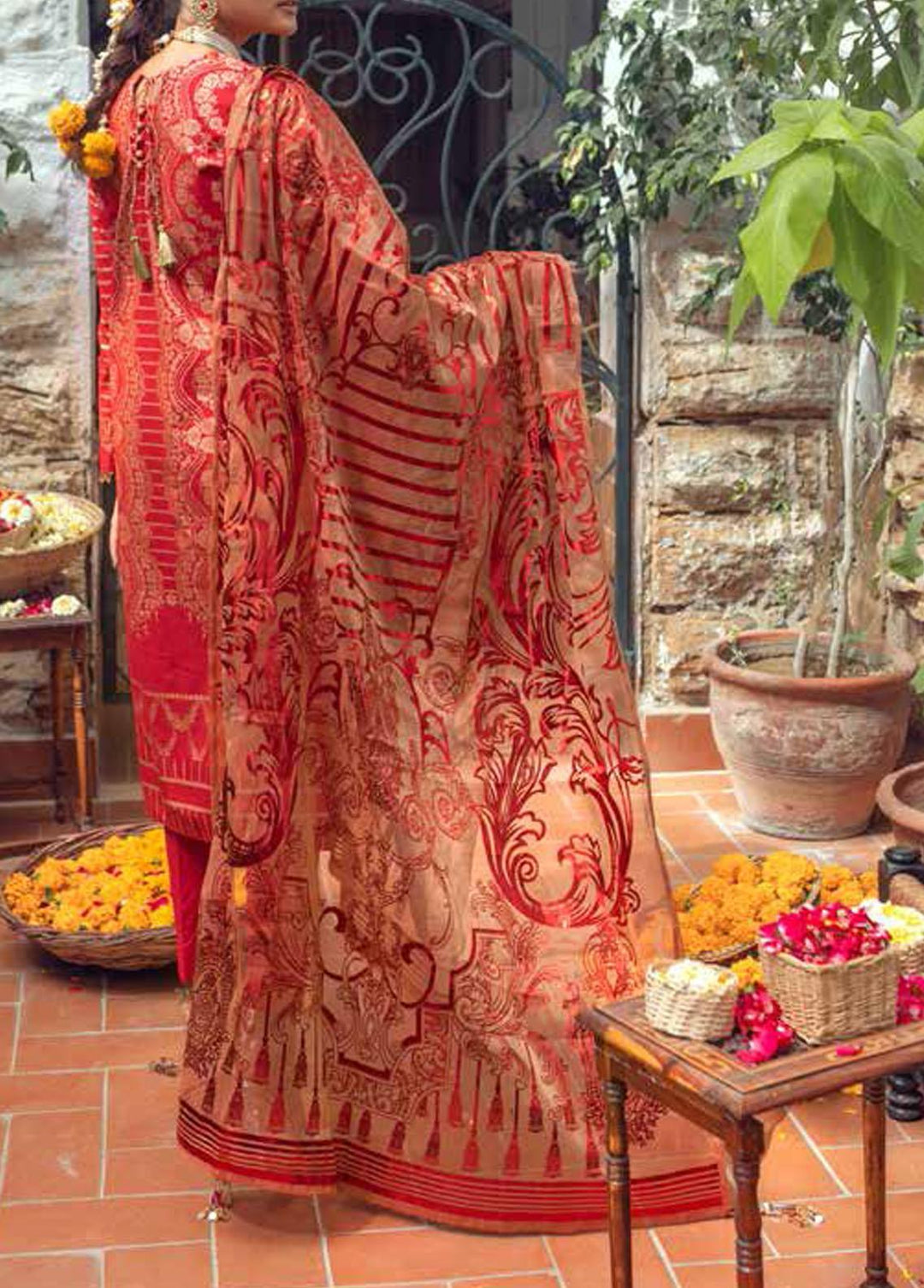 Singhar Khas By Salitex Embroidered Lawn Suits Unstitched 3 Piece ST22SK WK-01028A - Eid Collection