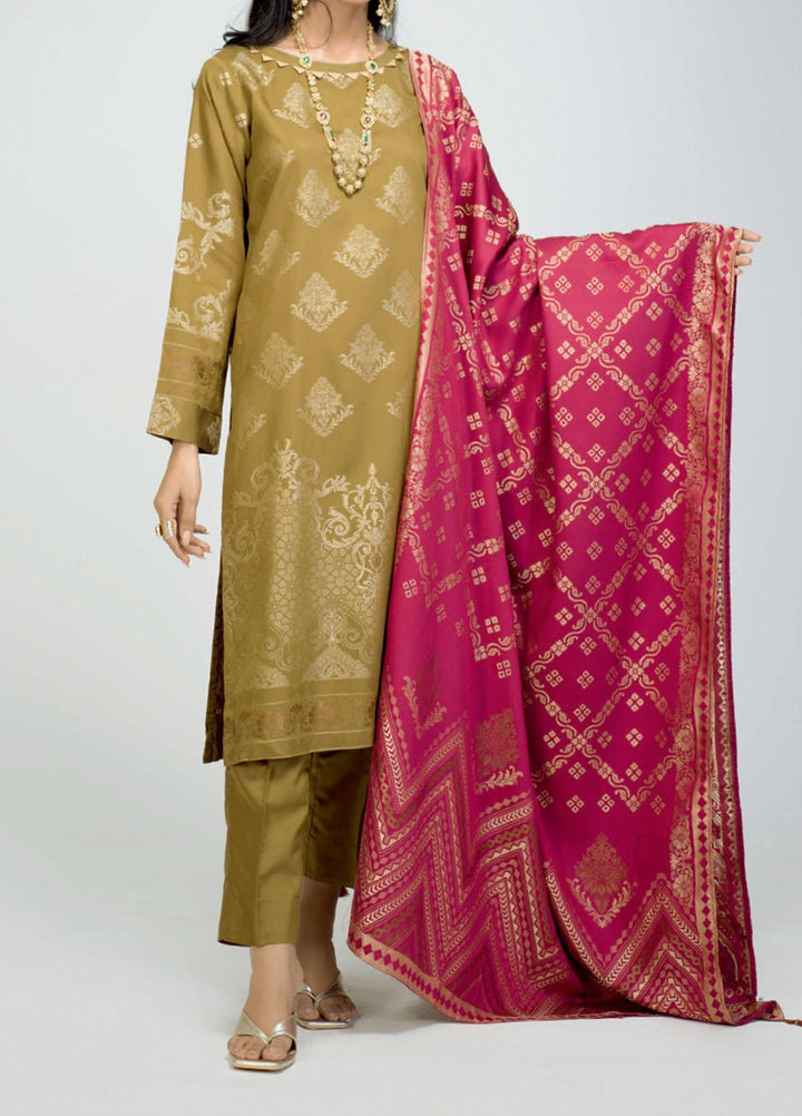 Salitex Viscose Jacquard Suits Unstitched 3 Piece SL21VJ-2 WK-00860 - Winter Collection