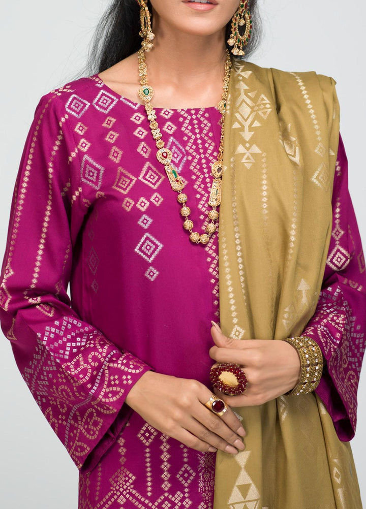 Salitex Viscose Jacquard Suits Unstitched 3 Piece SL21VJ-2 WK-00861 - Winter Collection