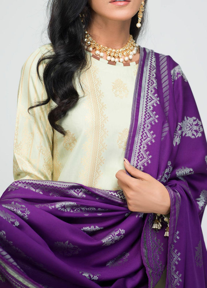 Salitex Viscose Jacquard Suits Unstitched 3 Piece SL21VJ-2 WK-00864 - Winter Collection