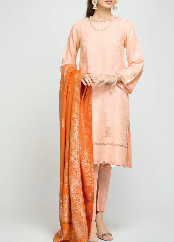 Salitex Viscose Jacquard Suits Unstitched 3 Piece SL21VJ WK-00807 - Winter Collection