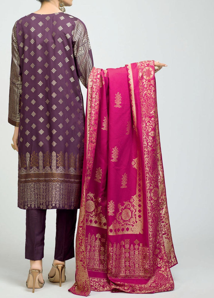 Salitex Viscose Jacquard Suits Unstitched 3 Piece SL21VJ WK-00808 - Winter Collection