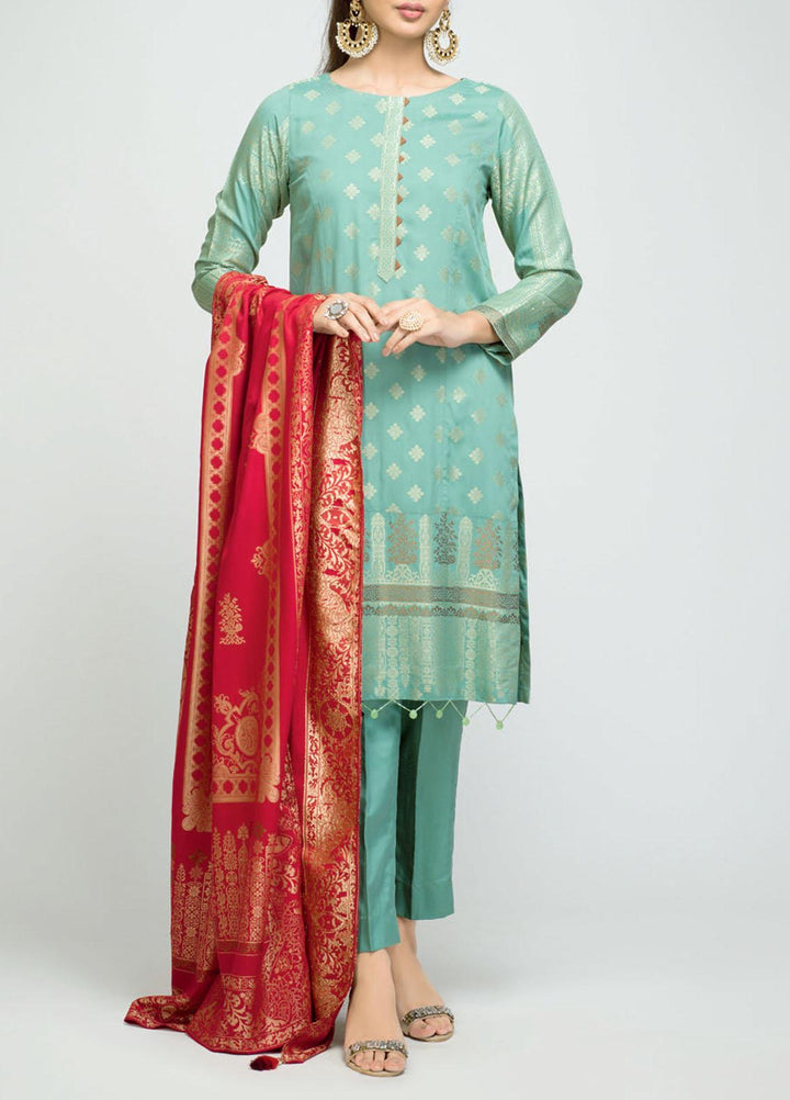 Salitex Viscose Jacquard Suits Unstitched 3 Piece SL21VJ WK-00809 - Winter Collection