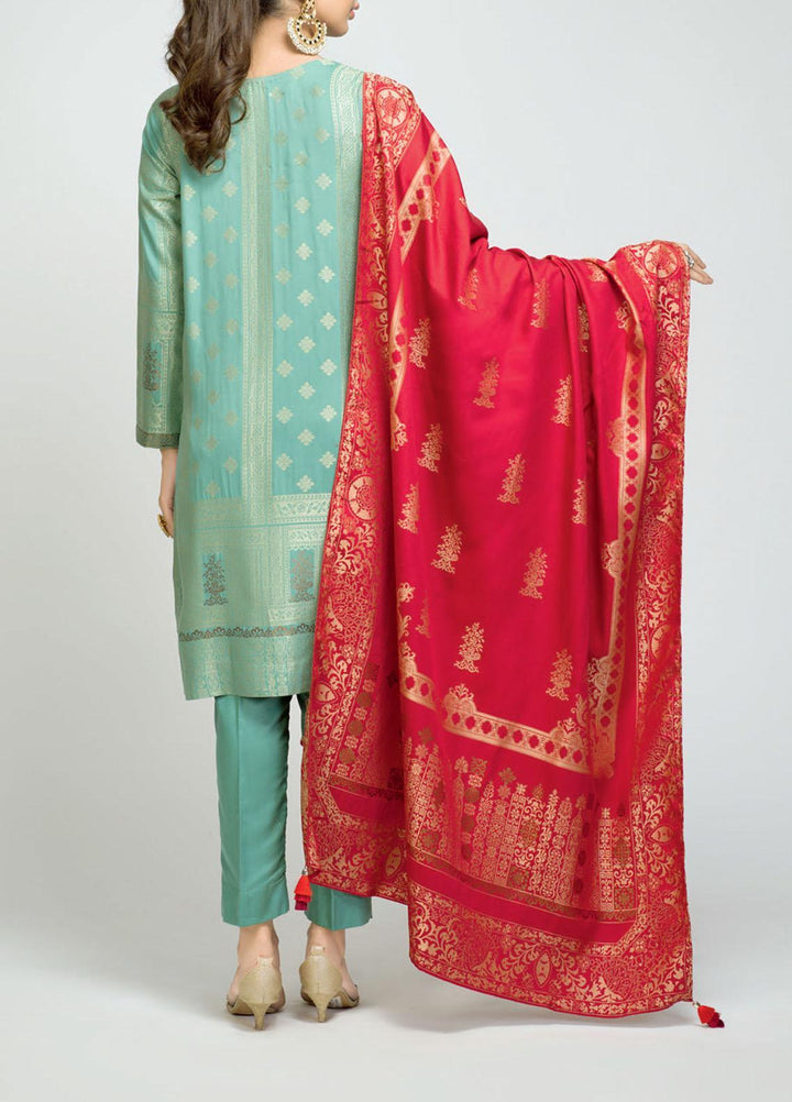 Salitex Viscose Jacquard Suits Unstitched 3 Piece SL21VJ WK-00809 - Winter Collection