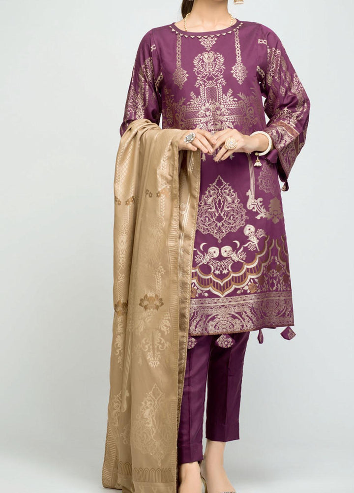 Salitex Viscose Jacquard Suits Unstitched 3 Piece SL21VJ WK-00813 - Winter Collection