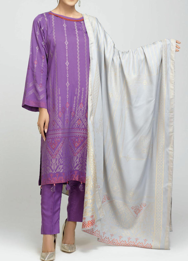 Salitex Viscose Jacquard Suits Unstitched 3 Piece SL21VJ WK-00814 - Winter Collection