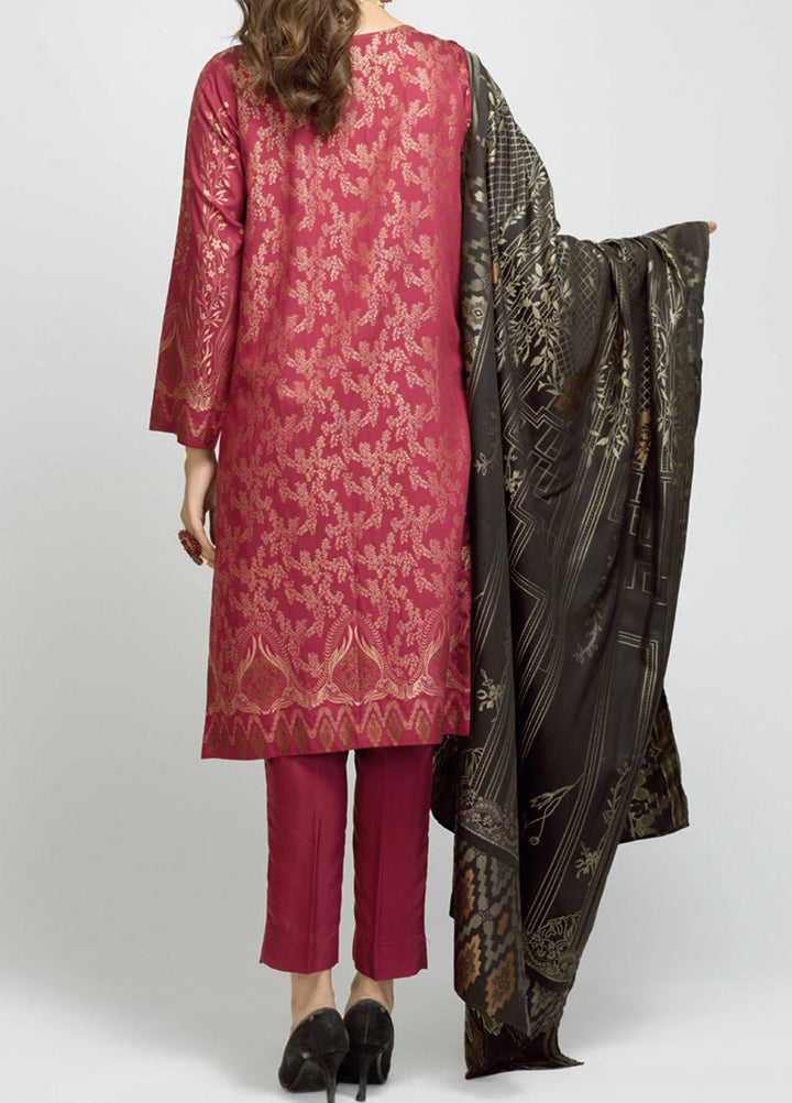 Salitex Viscose Jacquard Suits Unstitched 3 Piece SL21VJ WK-00818 - Winter Collection