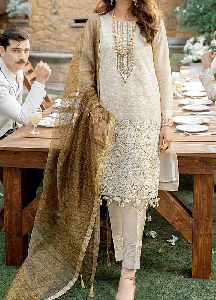 Salitex Embroidered Jacquard Suits Unstitched 3 Piece ST21VE WK-00662 - Luxury Collection