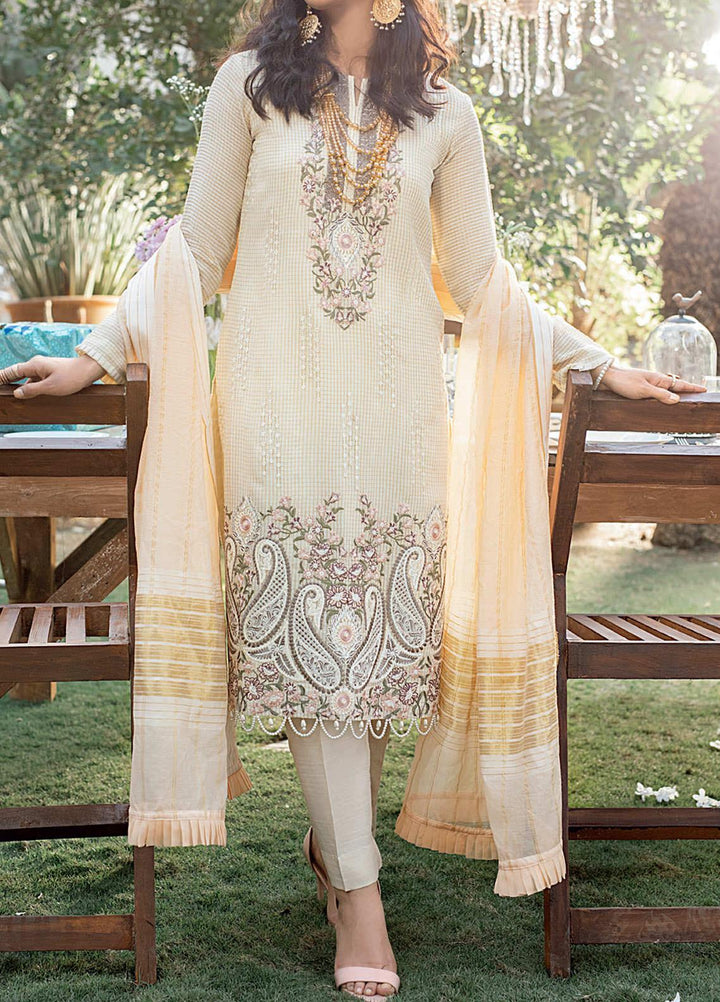 Salitex Embroidered Jacquard Suits Unstitched 3 Piece ST21VE WK-00663 - Luxury Collection