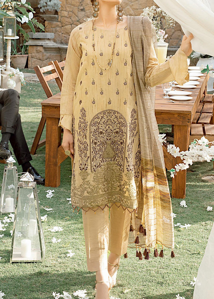 Salitex Embroidered Jacquard Suits Unstitched 3 Piece ST21VE WK-00666 - Luxury Collection