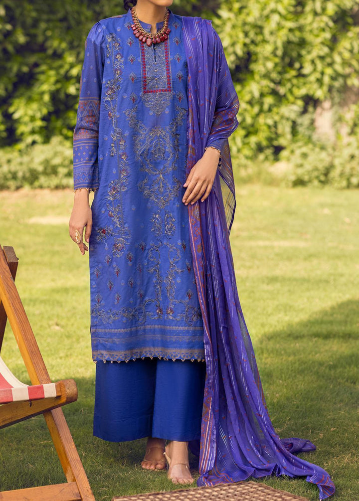 Zure By Salitex Embroidered Lawn Suits Unstitched 3 Piece ST22L WK-01031BUT - Summer Collection
