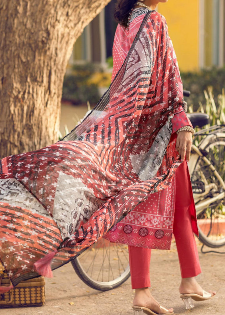Zure By Salitex Embroidered Lawn Suits Unstitched 3 Piece ST22L WK-01034BUT - Summer Collection