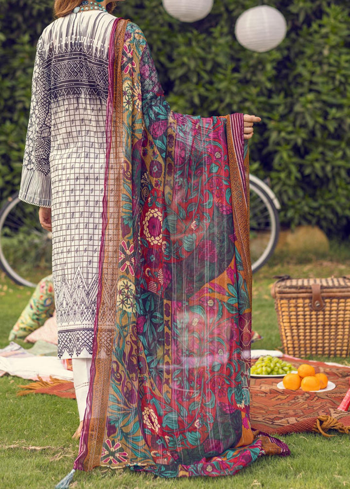 Zure By Salitex Embroidered Lawn Suits Unstitched 3 Piece ST22L WK-01036AUT - Summer Collection