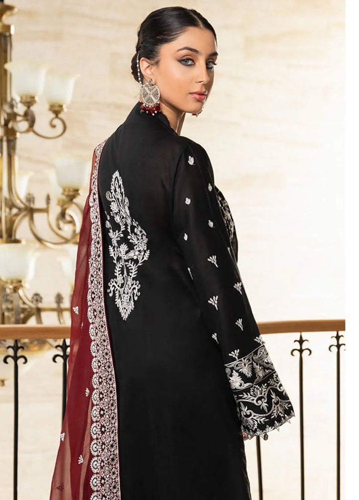 Samah By Aik Atelier Embroidered Lawn Suit Unstitched 3 Piece AIK24S Look-01 - Summer Collection