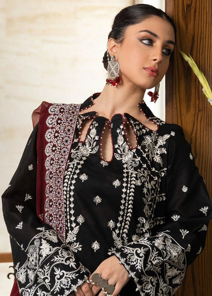 Samah By Aik Atelier Embroidered Lawn Suit Unstitched 3 Piece AIK24S Look-01 - Summer Collection