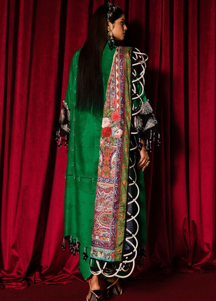 Sana Safinaz Embroidered Lawn Suits Unstitched 3 Piece SS24UL 1B - Luxury Collection