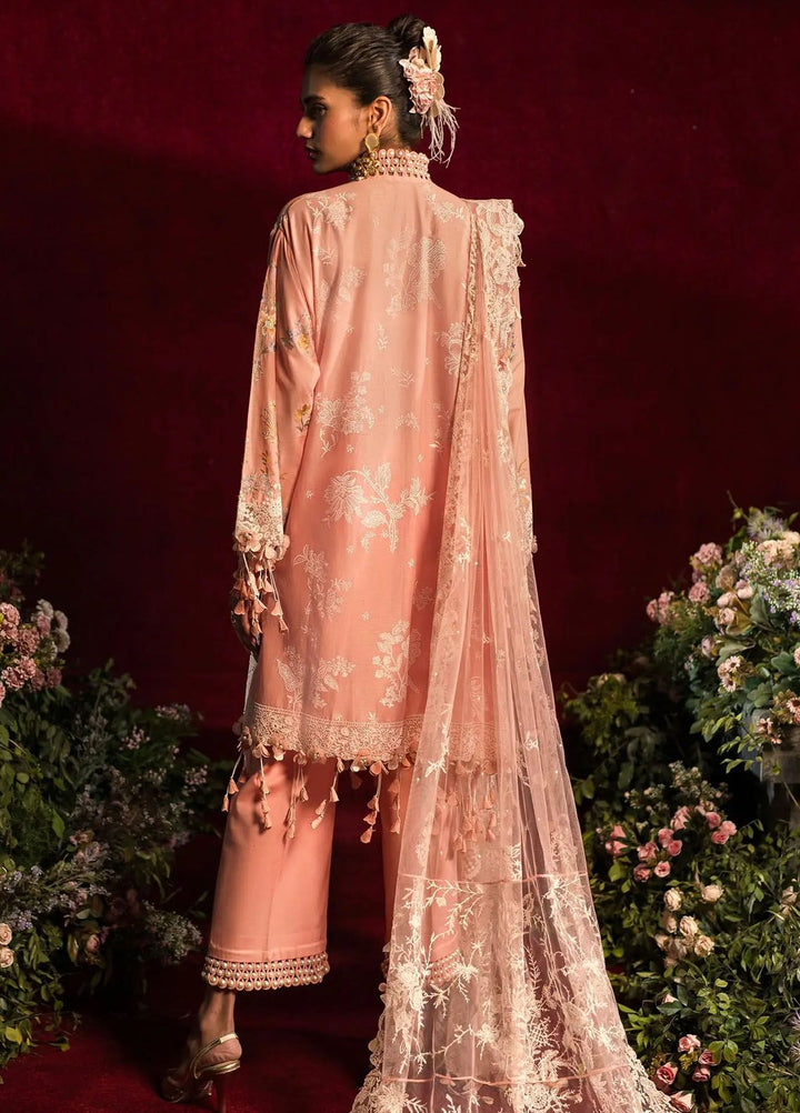 Sana Safinaz Embroidered Lawn Suits Unstitched 3 Piece SS24UL 7A - Luxury Collection