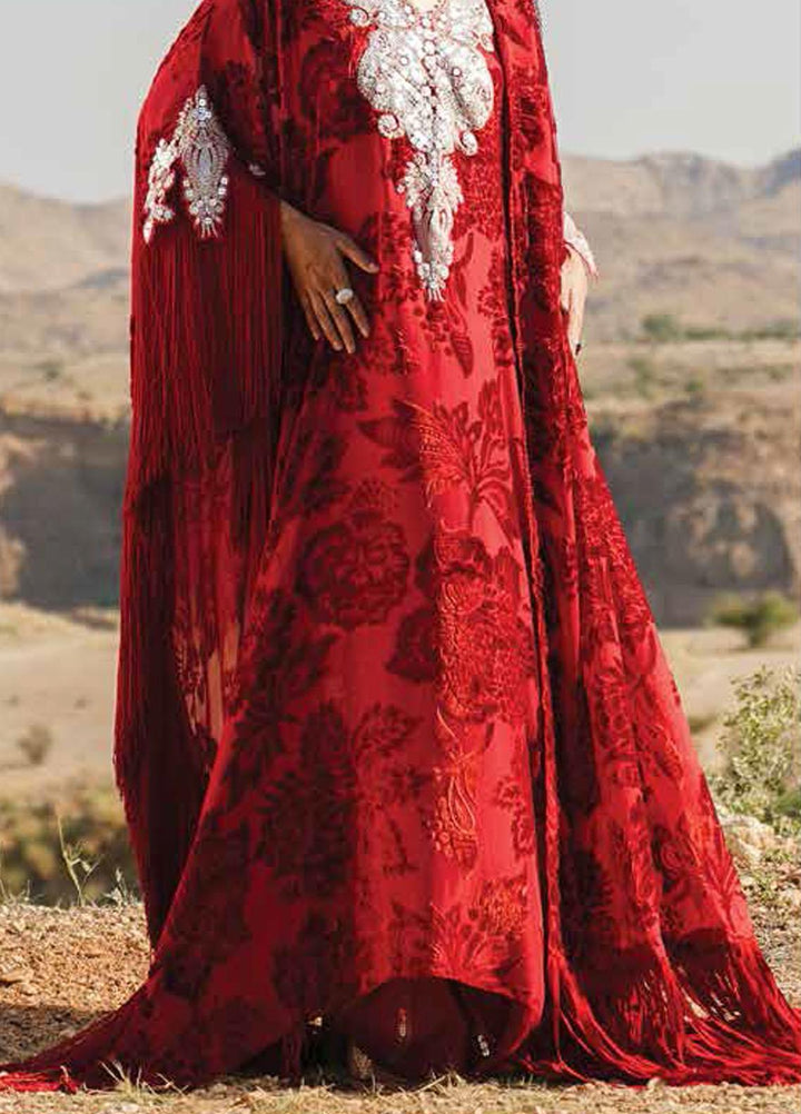 Sana Safinaz Embroidered Velvet Suits Unstitched 3 Piece SS23WL D-01 - Luxury Collection