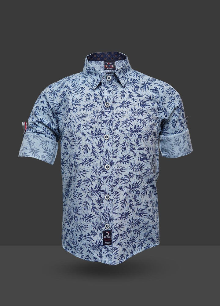 Sanaulla Exclusive Range  Fancy Shirts for Boys -  342756 Sky Blue